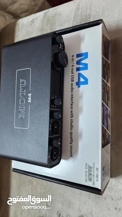 Brand New MOTU M4 – Pro Audio Interface واجهة صوت MOTU M4 جديد