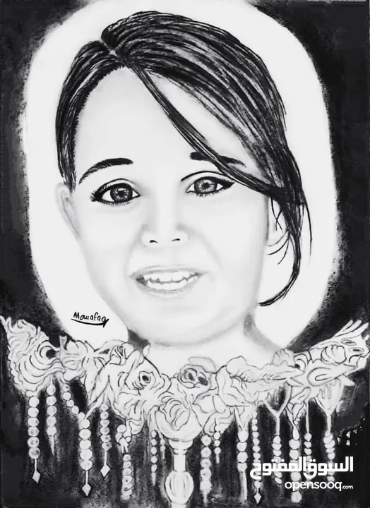 لوحات فنية رسم يدوي حسب الطلب