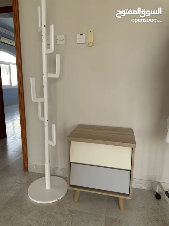 Side table and hanger
