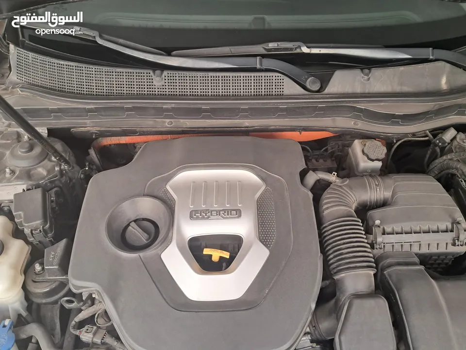 كيا مميز هايبرد وارد كوريا بحال الوكاله دهان الوكاله خاليه من الحوادث Kia K5 Hybrid 2014