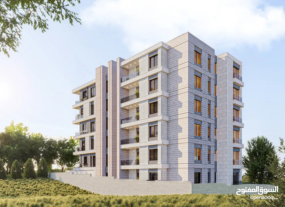 شقة 102 متر مع حديقة 72 متر للبيع في الشرفة بالقرب من شارع القدس و المدرسة الانجليزية و حلويات ايفيل