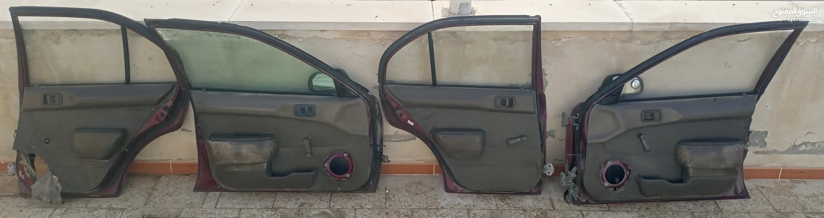 أبواب تويوتا تيرسل كامل96 بحالة جيدة جدا