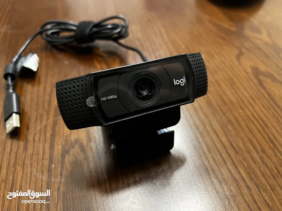 كاميرا للبث المباشر نوع Logitech C920 بدقة 1080p جديدة للبيع