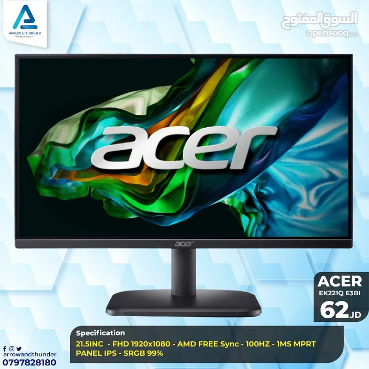 شاشة ايسر Monitor Acer بافضل الاسعار