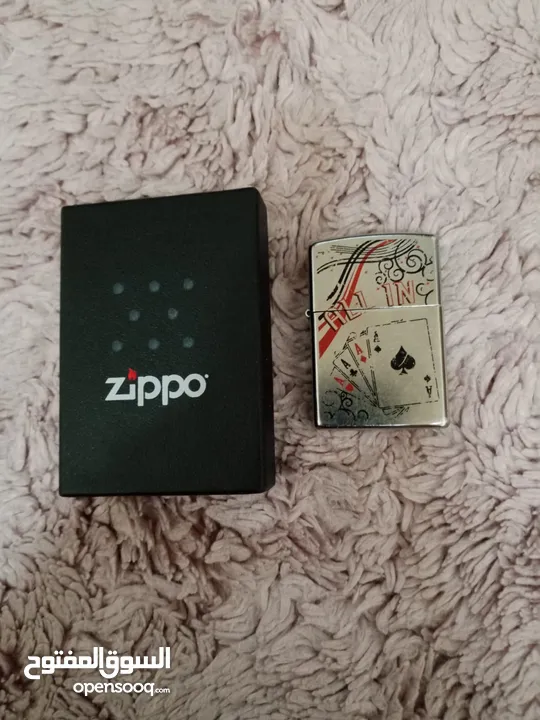 قداحة وولاعة Zippo lighter الأمريكية الأصلية مستعملة بحالة ممتازة