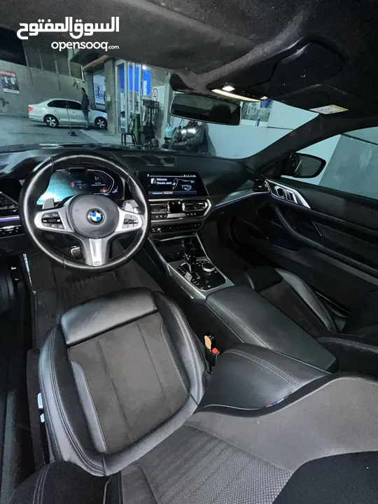 Bmw G22 4 series Coupe 2022  kit M interior/exterior Low Mileage 11000km  وارد.               اوروبي