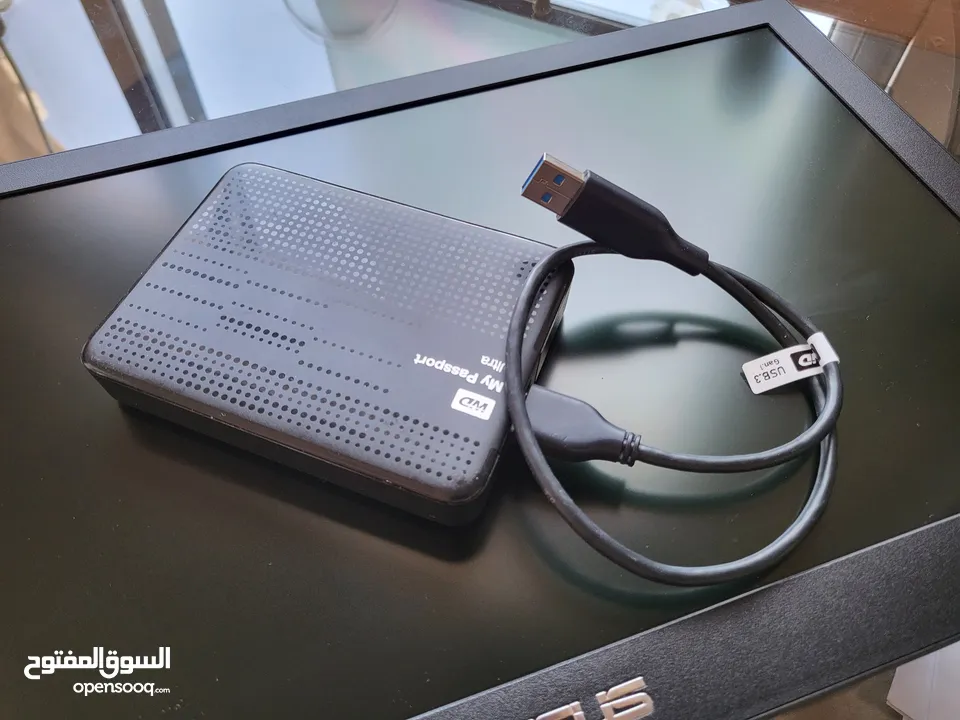 هاردسك WD خارجي 2000 جيحا شبه جديد