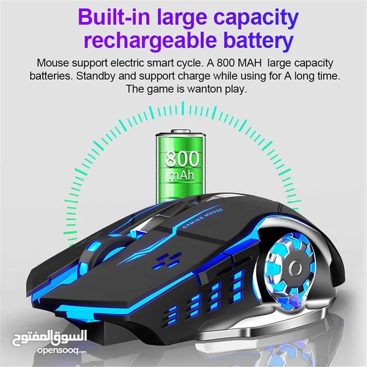 ماوس جيمنغ أصلي لألعاب الفيديو الاحترافية وايرلس Aula SC100 Gaming Mouse Wireless