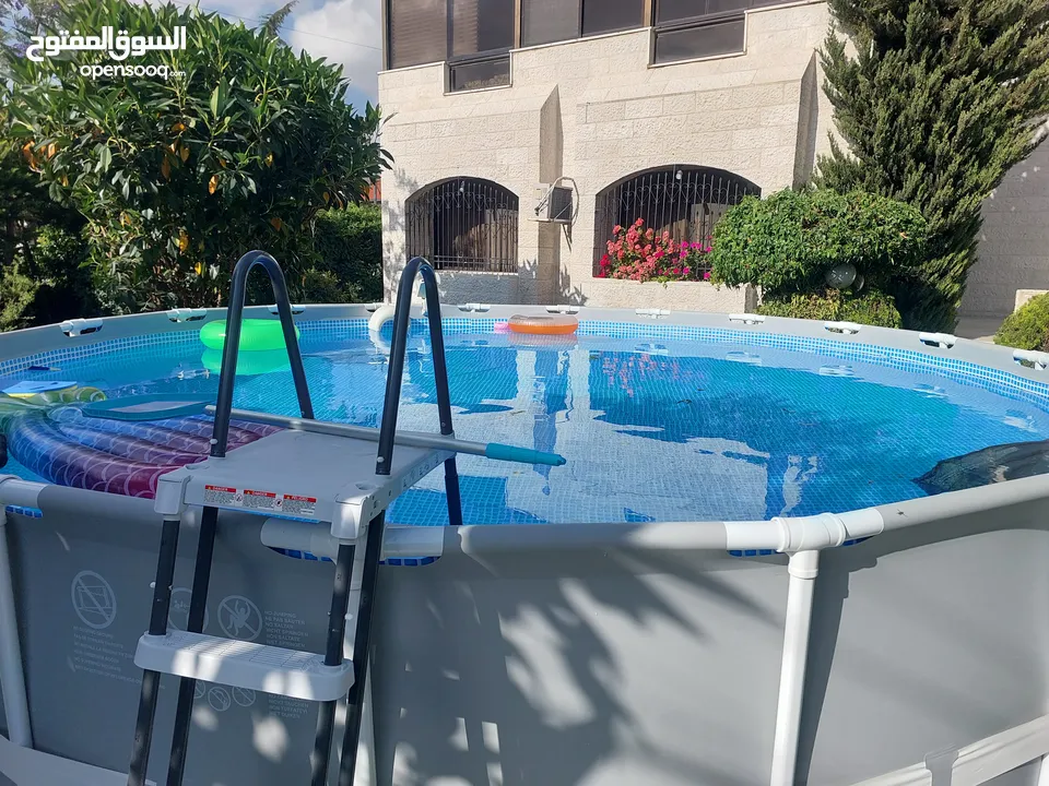 اكبر عرض وتحطيم للاسعار على مسبح انتكس INTEX SWIMMING Pool  بققطر 610سم وعمق رهيب 132سم