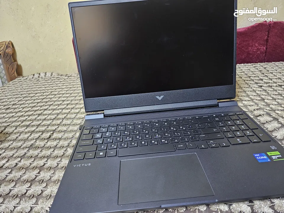 HP victus 15 gaming laptop استعمال خفيف شهرين فقط