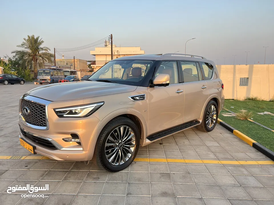 انفنتيتي QX80 خليجي شبة جديدة 2018 كامل المواصفات