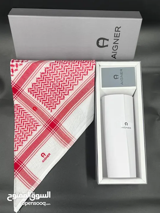 شماغ احمر وابيض جفنشي وكارتير ومونت بلانك جميع الماركات هاي كوالتي مع الملحقات احدث البصمات 2025