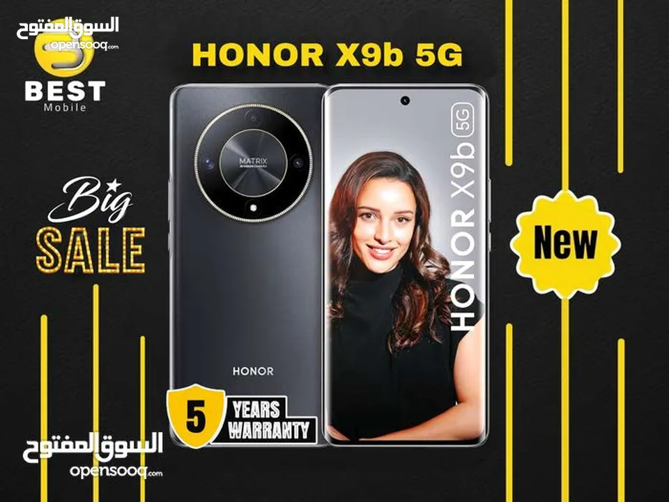 متوفر الأن جديد بسعر مميز هونر اكس 9 بي // Honor x9b 256G 12G Ram new