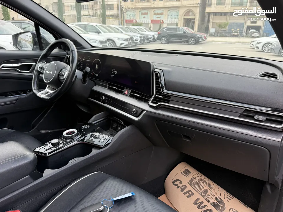 كيا سبورتاج GT Line ترخيص 2022 محرك 1600 هايبرد plug in/يقطع على الشحنه 65 كيلو متر  271 حصان