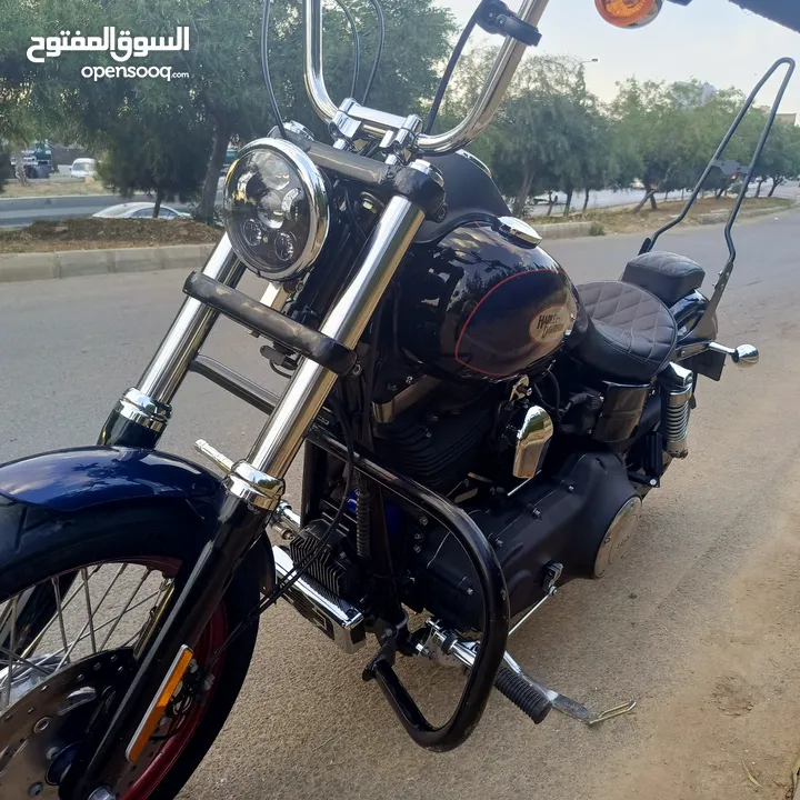Harley Davidson street bob 2013.1700ccبحاله الوكاله