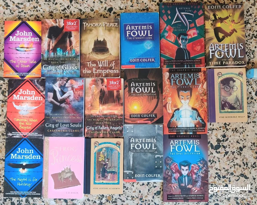 English novels and story books available for sale  300 books available  ( wadi Kabir)