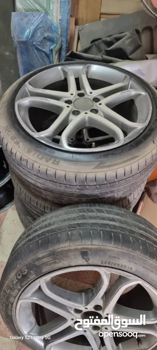 جنطات للبيع أصلي مختوم مرسيدس مقاس ومقاسين