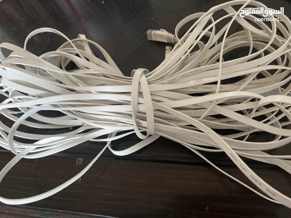 مقوي للراوتر +واير 10 متر +كابل  Internet router  10-meter wire + cable