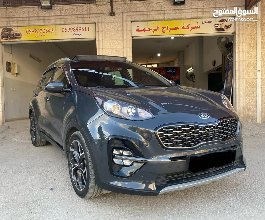 كيا سبورتاج Gt-Line ترخيص 2021 بسعر حرق دهان شركة بوضع الوكالة فل مسكر
