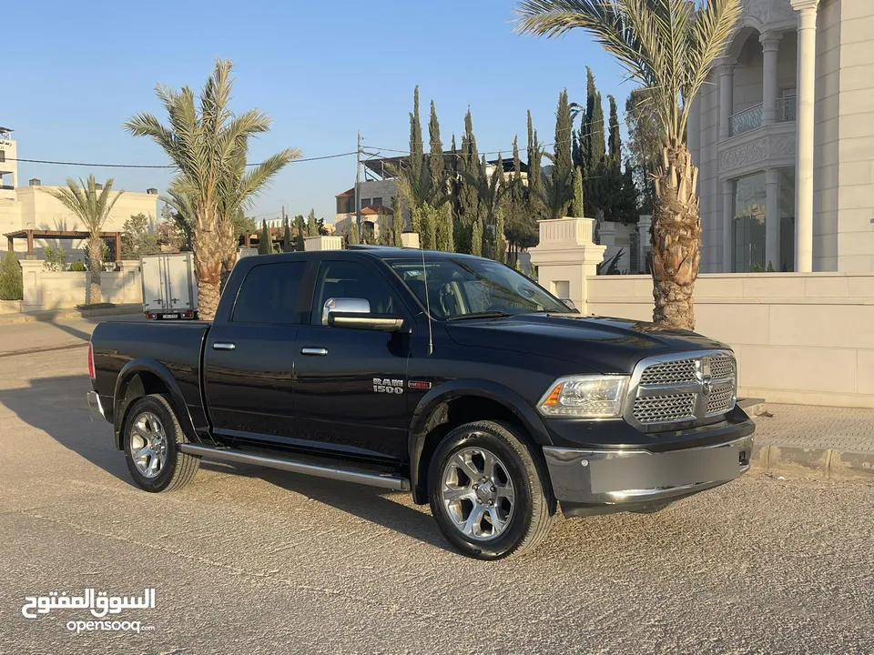 دوج رام ديزل 2015 لون فيراني مميز(حره باسم المستورد جمرك جديد )