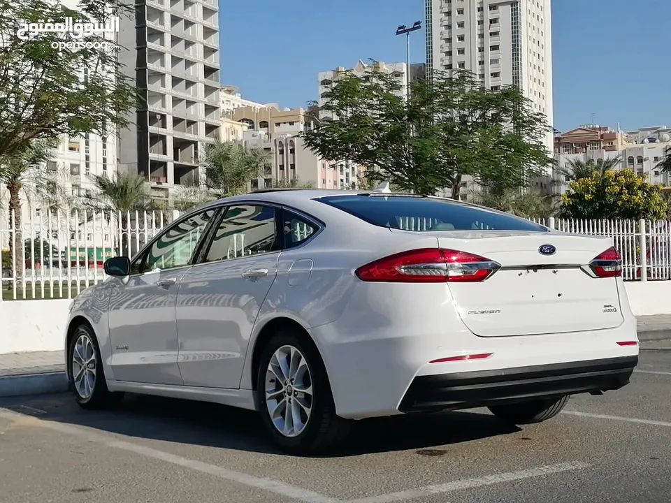 Ford Fusion Hybrid 2019 فورد فيوجن مجمركة جاهزه جمرك جديد مع ترخيص فل مواصفات هايبرد بحالة الوكالة