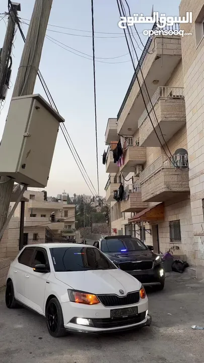 للبيع بدفعه 20 وشكات داخل بيت لحم او البدل سكودا فابيا 2015 بويه شركه