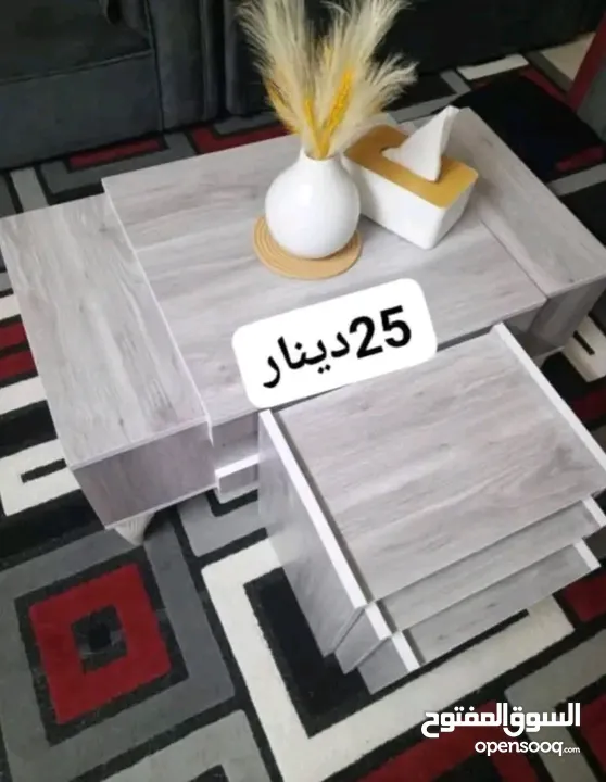 طاولات وسط مع 3 سيرفيس