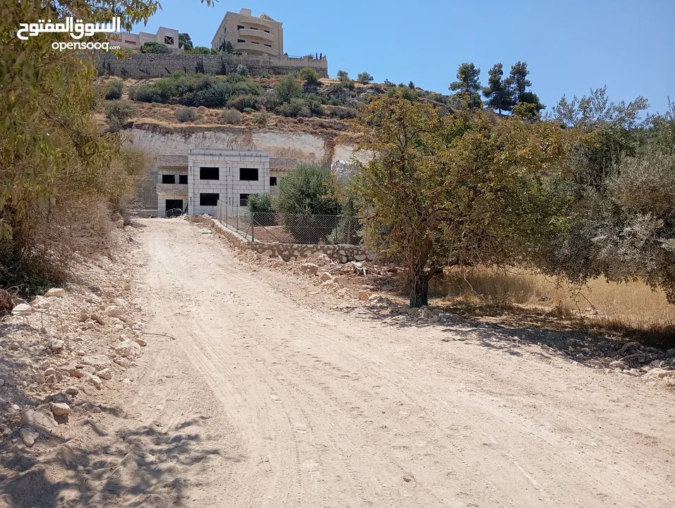 ارض مميزة مطلة ابو السوس غرب عمان عدة قطع في المنطقة.