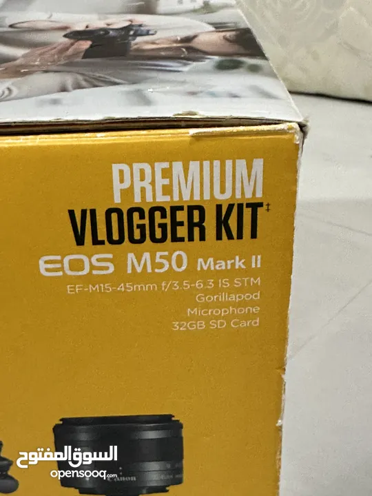 ‏Vlogger Kit EOS M50 Mark II with 3 lens