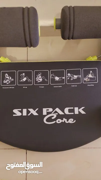 جهاز six pack بحالة الجديد تمارين متعددة ومختلفة (معدة ، أيدي ، أرجل) مستويات مقاومة قابلة للتغيير