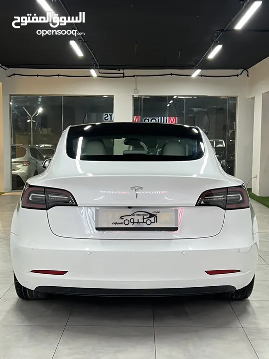 Tesla Model 3 2021 تيسلا 3 خليجي تحت ضمان الوكاله الى 2029