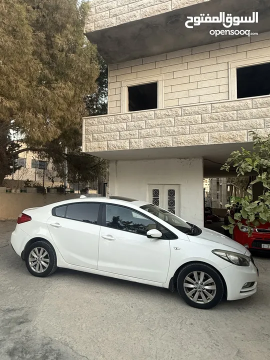 كيا سيراتو k3 ماتور 1600 نخب موديل 2014 مع فتحة سقف