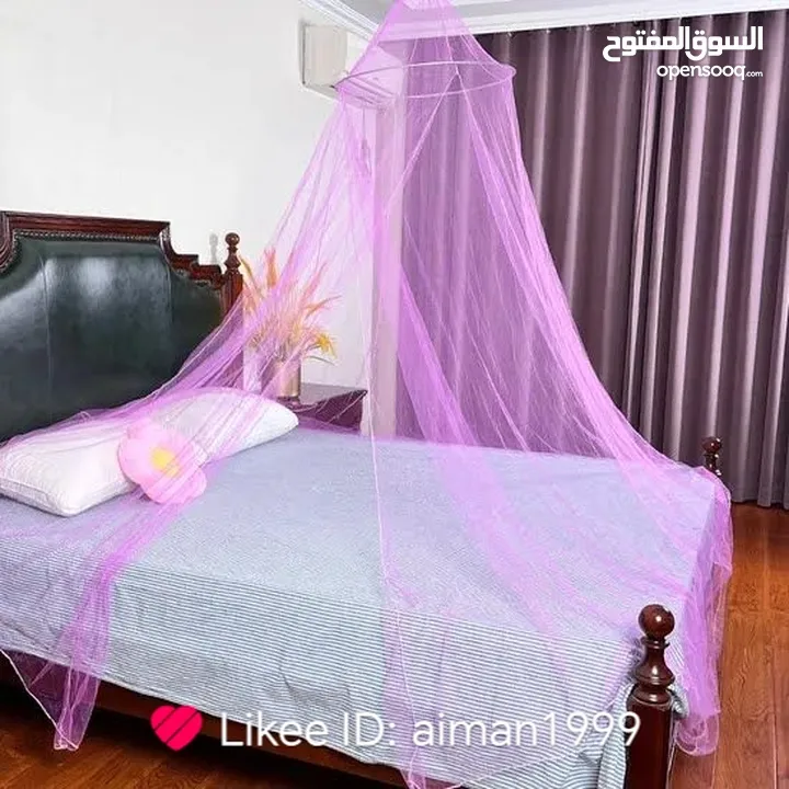 11 ديتار ناموسية ديكور سرير غرفة نوم مزدوج او مفرد منع دخول الناموس و الحشرات بشكل نهائي و