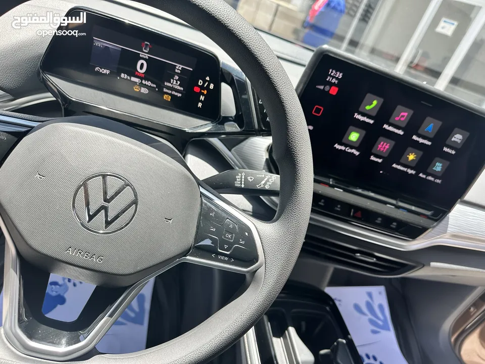 للبيع فولكس فاجن اي دي فور بيور بلص موديل 2021 لون ذهبي  VW ID4 crozz pure+ 2021 Gold color