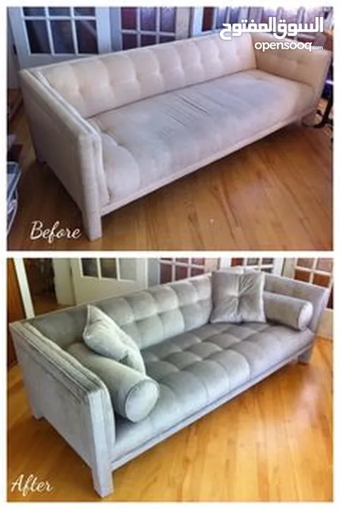 تجديد كنبك بأسلوب عصري وفاخر!  Sofa Upholstery – Modern & Luxurious Makeover!