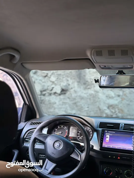 للبيع او البدل بالسعر الطبيعي سكودا فابيا جديده بالصلاة على النبي.