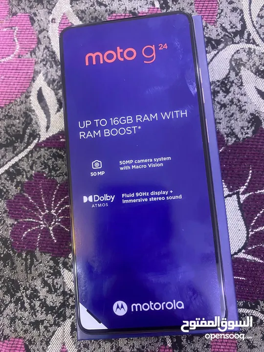 Moto g24 الجهاز جديد
