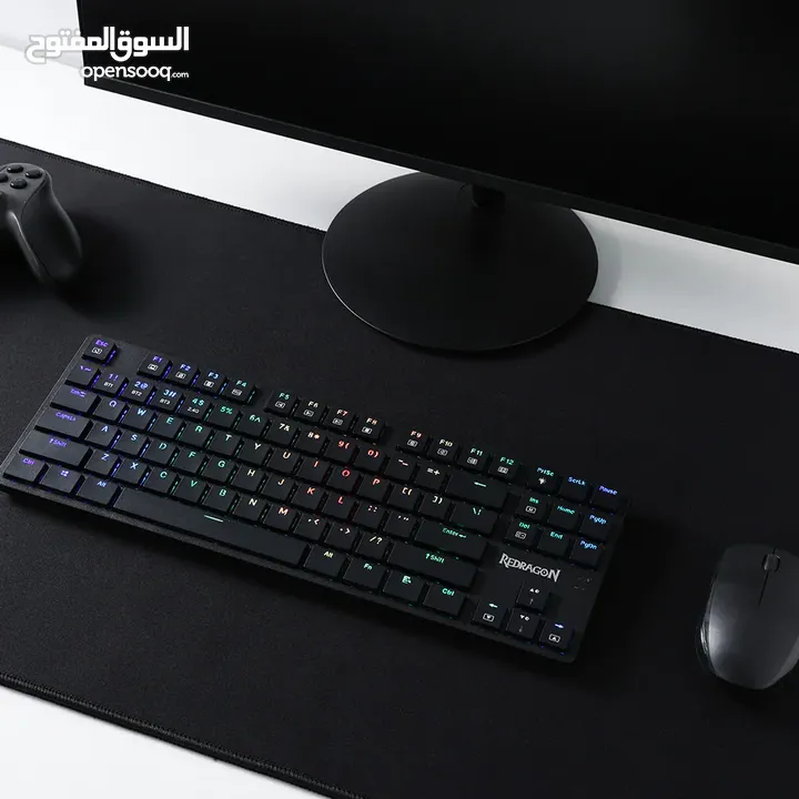 REDRAGON K539 ANUBIS 80% WIRELESS RGB MECHANICAL BROWN SWITCHES