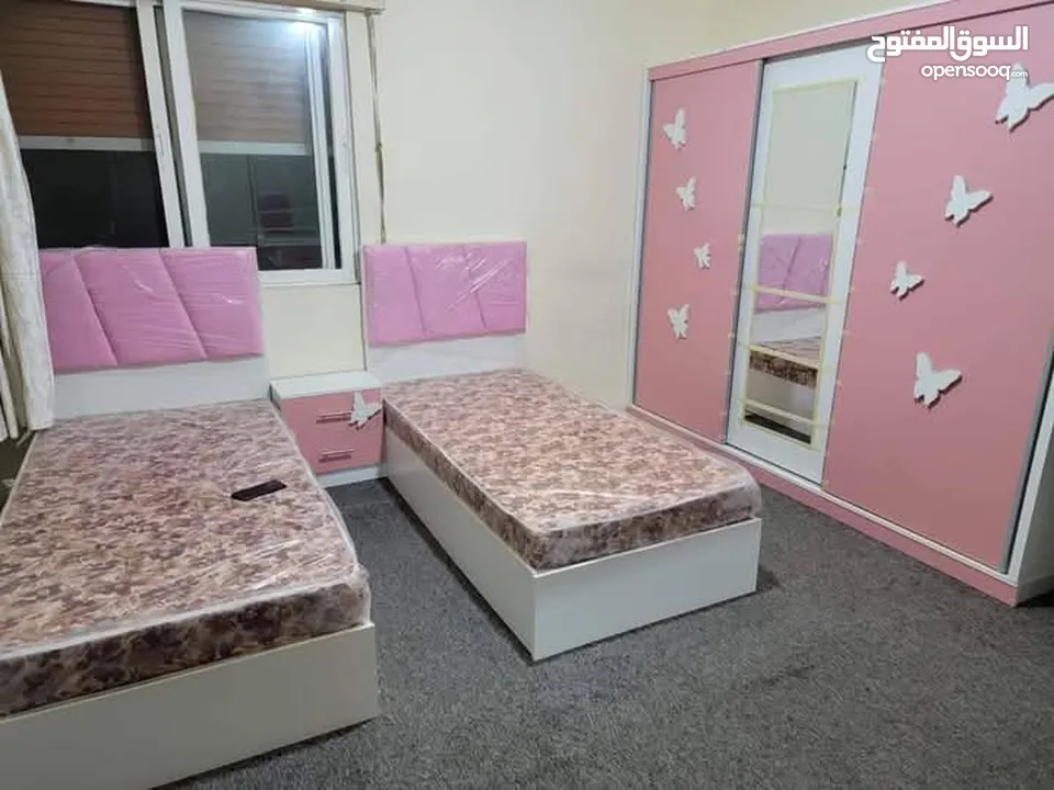 غرف نوم لاتيه وخشب لامينت بسعر حرق جديد غير مستعمل