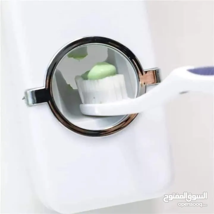 حماله فراشي اسنان +  مكبس معجون الاسنان حمالة الفراشي و المعجون اكسسوارات حمام