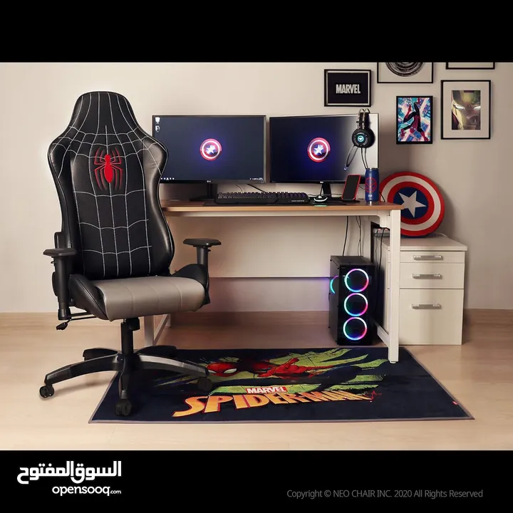 Marvel Avengers Gaming Chair Desk Office Computer Racing Chairs كرسي مارفل سبايدر مان جديد