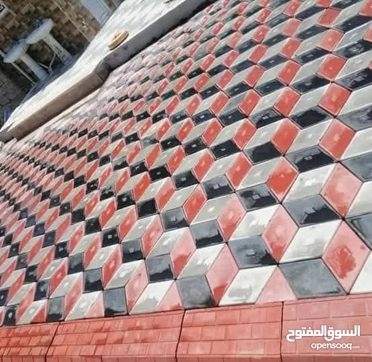تركيب انترلوك وبندوره