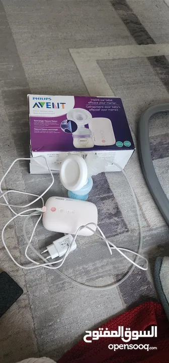 جهاز شفط حليب كهربائي من افينت بحالة جديد  Avent pump electric single بسعر مغري جدا