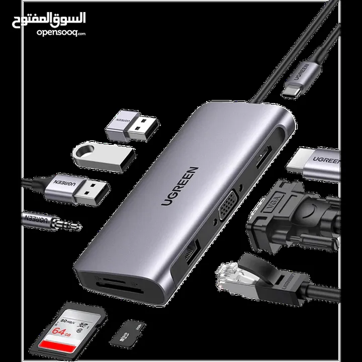 موزع UGREEN - USB-C متعدد الوظائف 10 في 1, USB-C HUB
