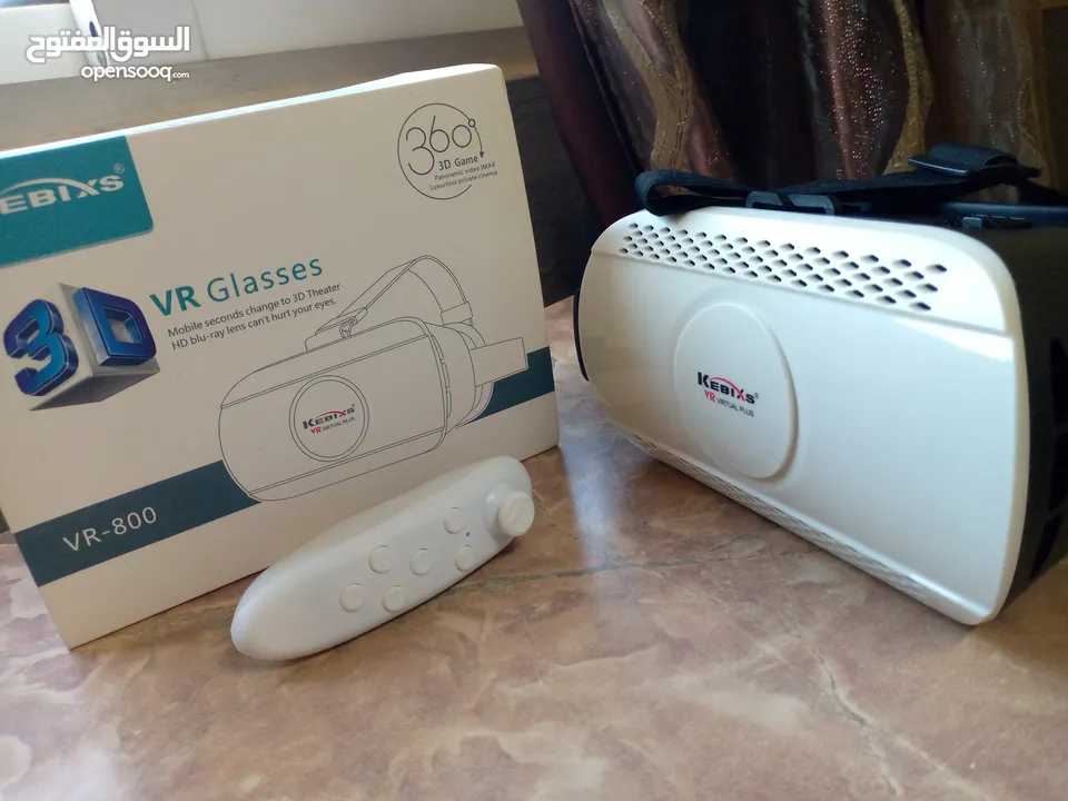 نظارات 3D VR مع ريموت تحكم