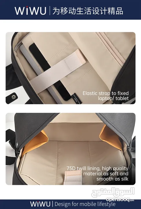 WIWU ORA BACKPACK 14inch بحالة الجديد