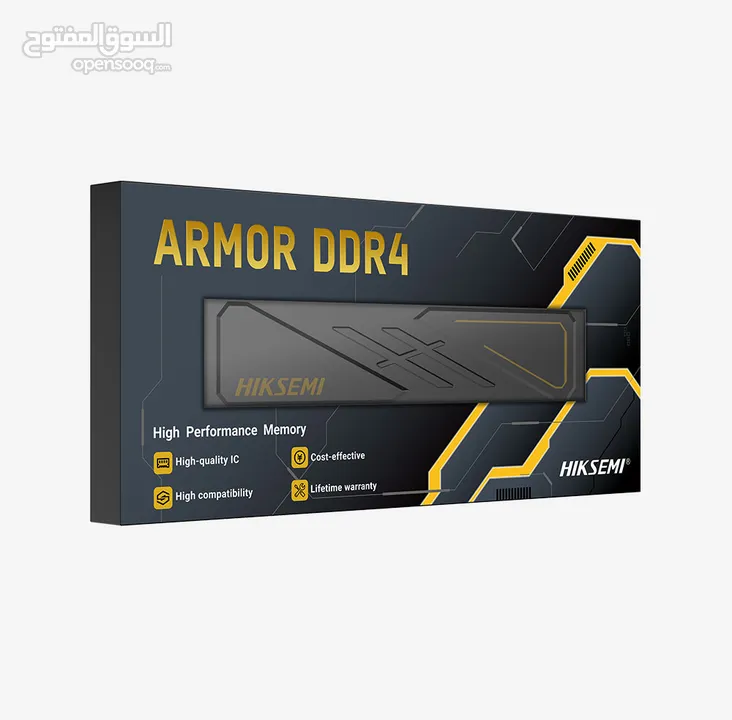 رام كمبيوتر سريعة النقل  عالية الجودة جديدة من هيكسيمي Hiksemi Armor Ram 3200Hz DDR4