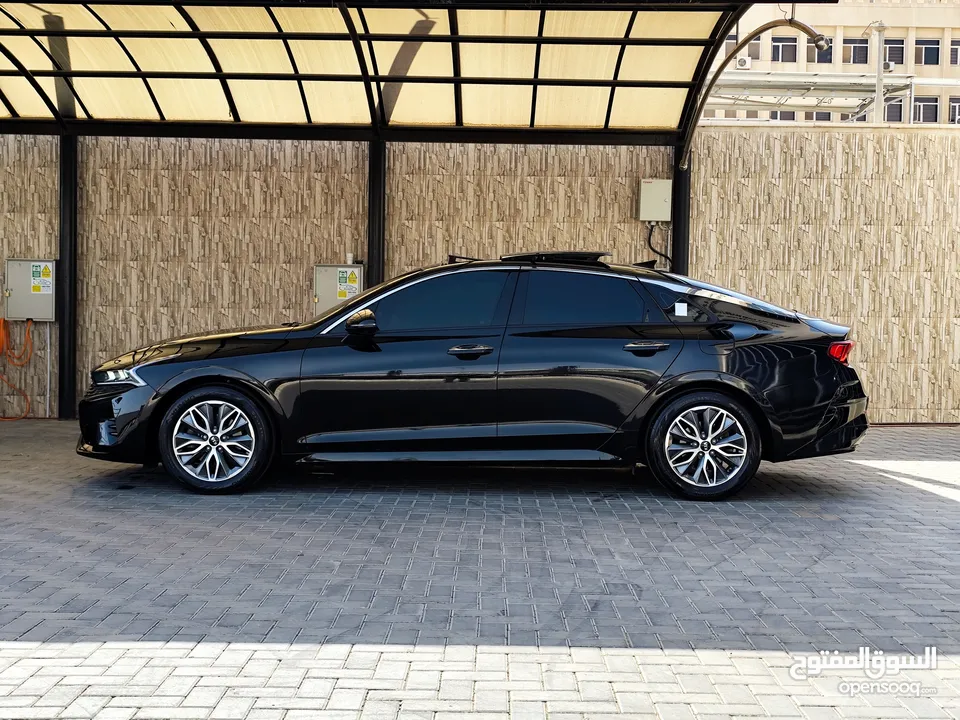 كيا K5 Limited رويال بانوراما الشكل الجديد KIA K5 HYBRID حرة وارد كوري فحص كامل بحالة الوكالة