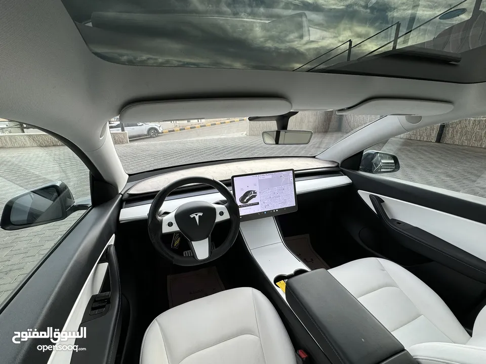 Performance 2021 صنف TESLA MODEL Y  فحص كامل تب نظافة جمرك قبل اسبوع فقط