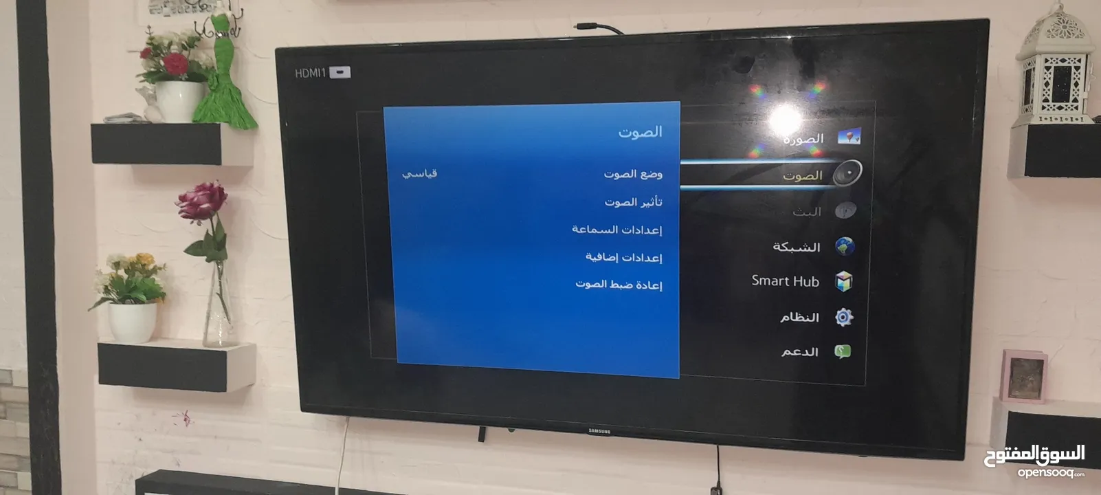 شاشة سامسونج : تلفزيون - شاشات : عمان الهاشمي الشمالي (234201344)